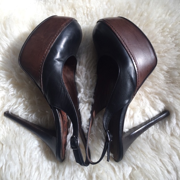MARNI Sligback Platform Heels Sieze 38 - Picture 9 of 14